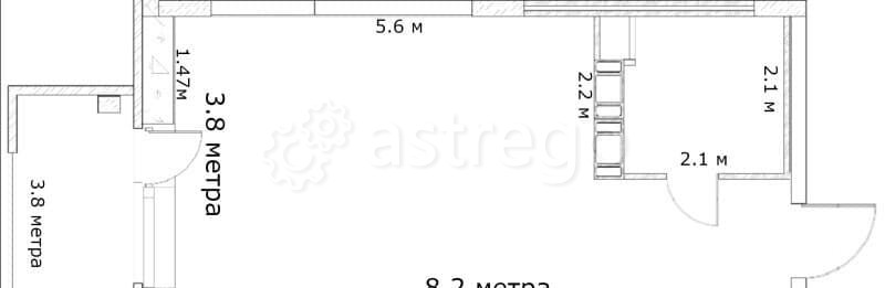 Студия, 33.9 м2, 4/17 эт. Ногинск - изображение 7