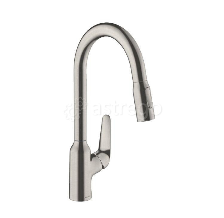 Смеситель для кухни Hansgrohe, Focus M42, sBox, тип открывания воды - однорычажный 71820800 Москва - изображение 1