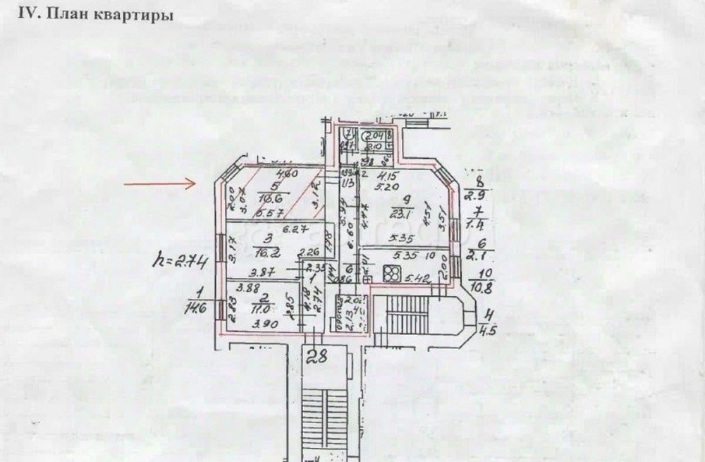 Комната, 16.6 м2, 7/7 эт. Санкт-Петербург - изображение 2