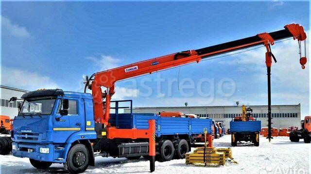 Автомобиль бортовой КАМАЗ 65117 с КМУ, 2024, 783467123 Набережные Челны - изображение 1