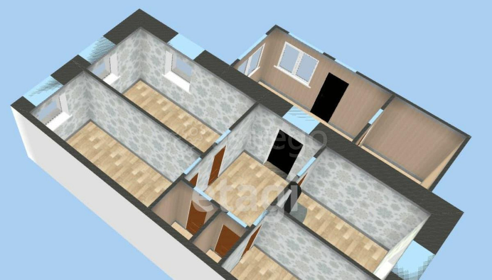 Дом, 46 м2, 10 соток, 1 эт. Белогорск - изображение 2