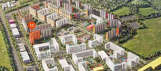 2-комн. квартира, 66.87 м2, 6/17 эт. Домодедово