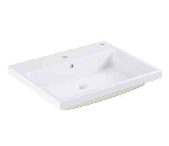 Раковина квадратная GROHE Cube Ceramic полувстраиваемая 60 см 3947900H Grohe Москва
