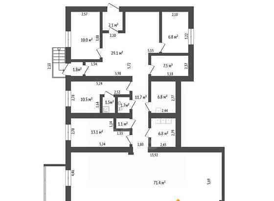 Офис, 181.9 м2 Благовещенск