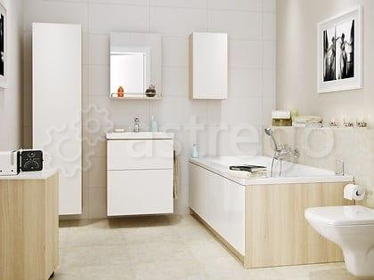 Раковина MODUO 80 SLIM встраиваемая, с 1 отв, белый S-UM-MOD80SL/1 (80*38 К116-012) Cersanit *1/18 Екатеринбург - изображение 1