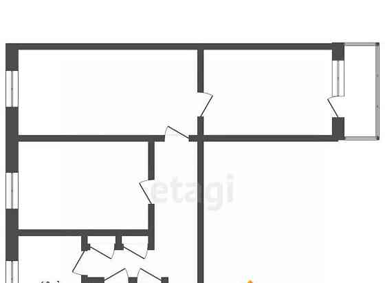 3-комн. квартира, 56.7 м2, 8/9 эт. Архангельск