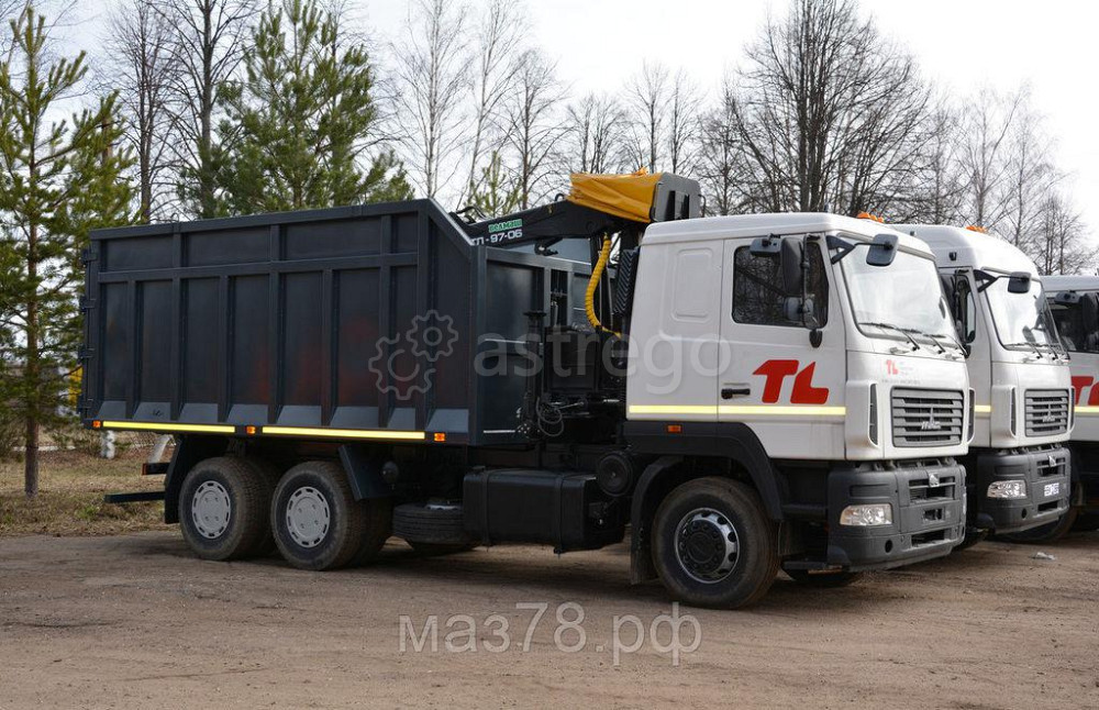 Ломовоз МАЗ 6312В5-8429-012 Транслес Санкт-Петербург - изображение 1