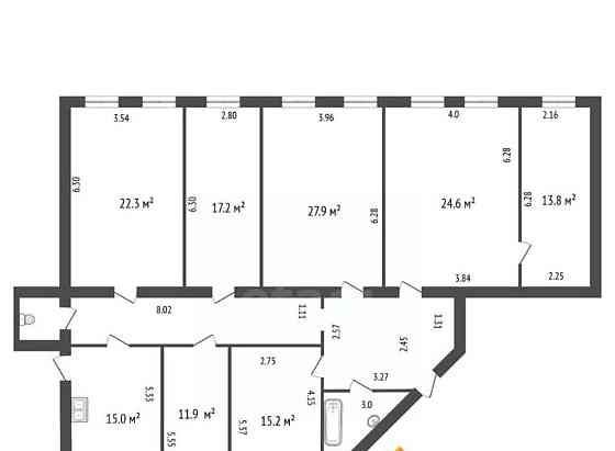 6-комн. квартира, 168.9 м2, 4/5 эт. Санкт-Петербург