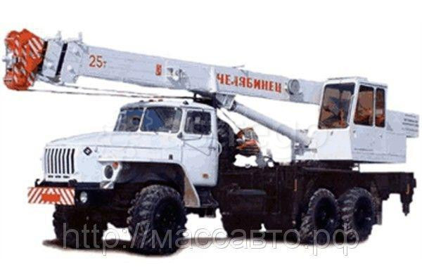 Автокран Челябинец 25 т на шаси "Урал" Самара - изображение 1