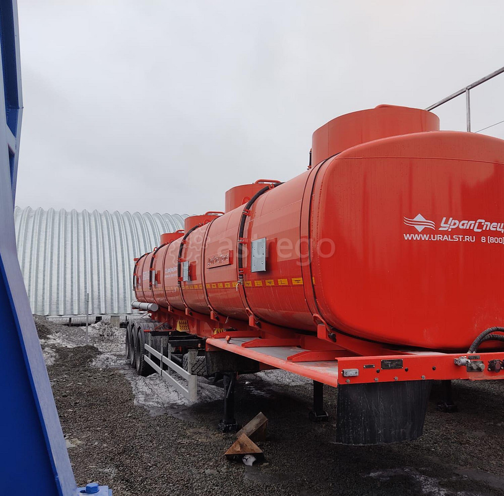 Полуприцеп ППЦ-40-СНП УСТ 946515 светлые нп, 40 м3 4 отсека насос, 3 оси ресорно-балансирная имп Эне Краснодар - изображение 1