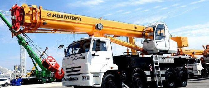 Автокран Ивановец КС-55735-7 ОВОИД шасси Камаз 63501 (8х8) 35т., 30,34м. Самара - изображение 1