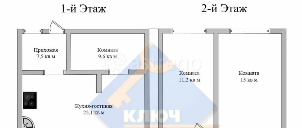 Дом, 63.6 м2, 1.6 сотки, 2 эт. Санкт-Петербург - изображение 4