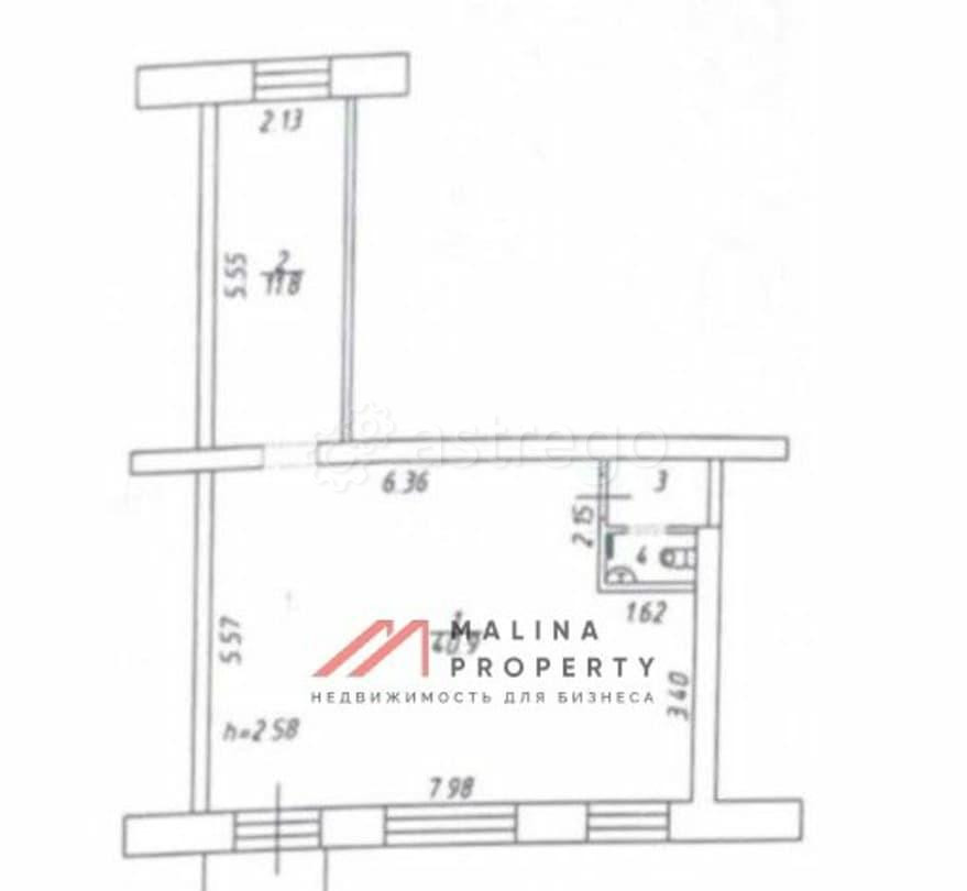 Торговое помещение, 59 м2 Балашиха - изображение 4