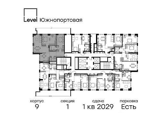 3-комн. квартира, 101 м2, 4/49 эт. Москва