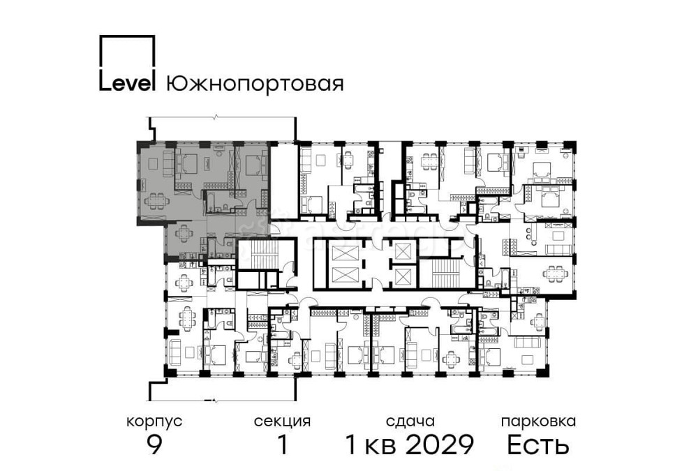 3-комн. квартира, 101 м2, 4/49 эт. Москва - изображение 2