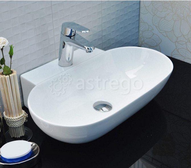 Раковина на столешницу Cerama LUX 9234 (56х39х12,5) Красноярск - изображение 1
