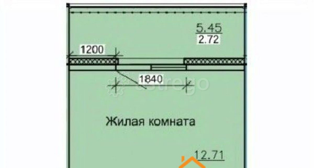 Студия, 27.96 м2, 10/10 эт. Барнаул - изображение 1