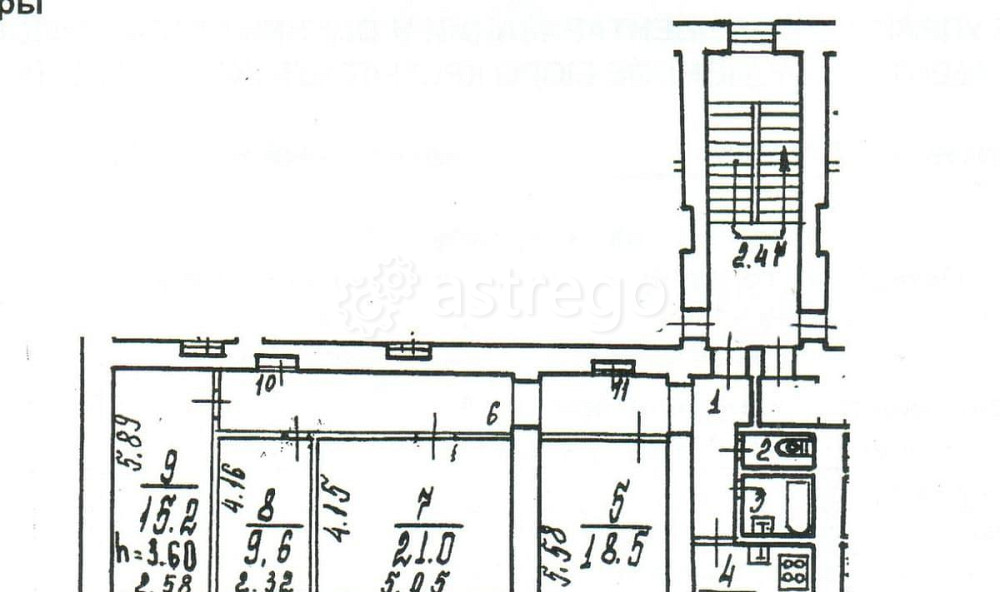 4-комн. квартира, 103.2 м2, 2/2 эт. Санкт-Петербург - изображение 7