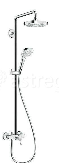 Душевая стойка Hansgrohe, Croma Select E, смеситель - есть, тип открывания воды - однорычажный Москва - изображение 1