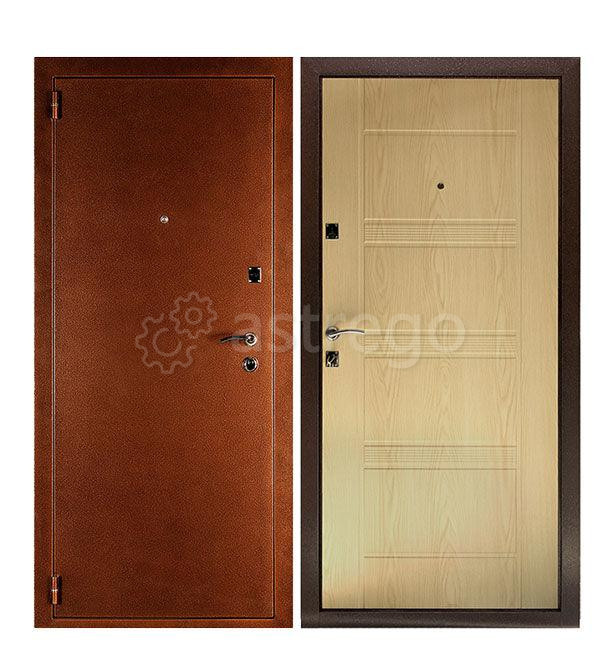 Дверь металлическая КОМФОРТ беленый дуб 960х2050 левая Екатеринбург - изображение 1