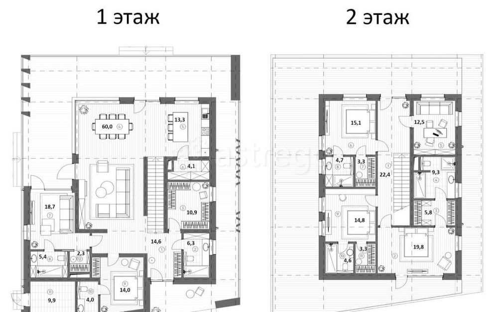 Коттедж, 280 м2, 2 эт. Москва - изображение 1