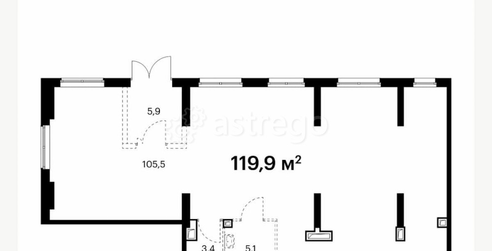 Торговое помещение, 119.7 м2 Одинцово - изображение 3