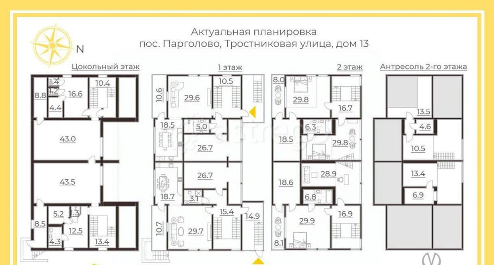 Дом, 618 м2, 13 соток, 3 эт. Санкт-Петербург - изображение 5