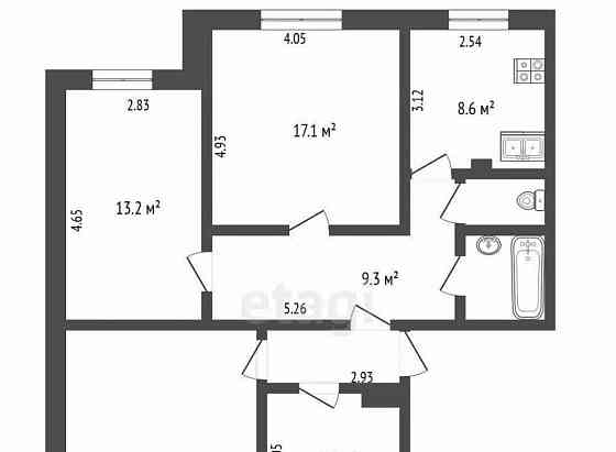 4-комн. квартира, 89.3 м2, 1/14 эт. Королев