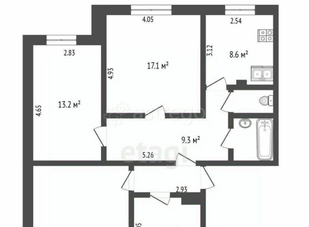 4-комн. квартира, 89.3 м2, 1/14 эт. Королев - изображение 2