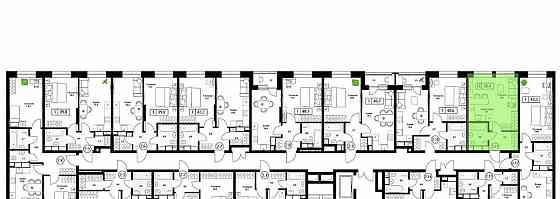 Студия, 30.4 м2, 6/13 эт. Пушкино