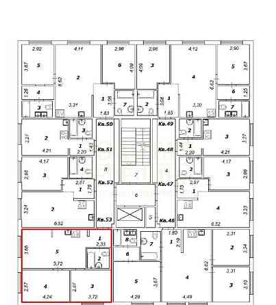 2-комн. квартира, 52 м2, 7/10 эт. Белгород