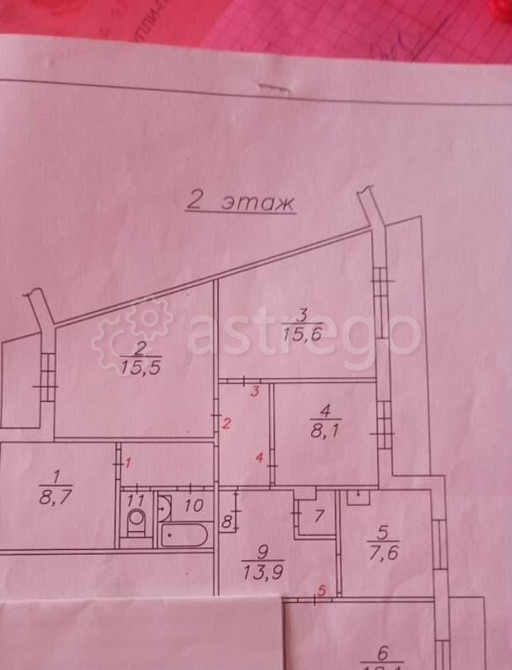 Комната, 15 м2, 2/9 эт. Красноярск - изображение 5