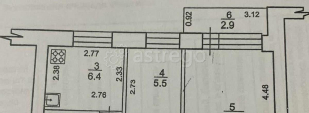 1-комн. квартира, 35 м2, 3/9 эт. Стерлитамак - изображение 4