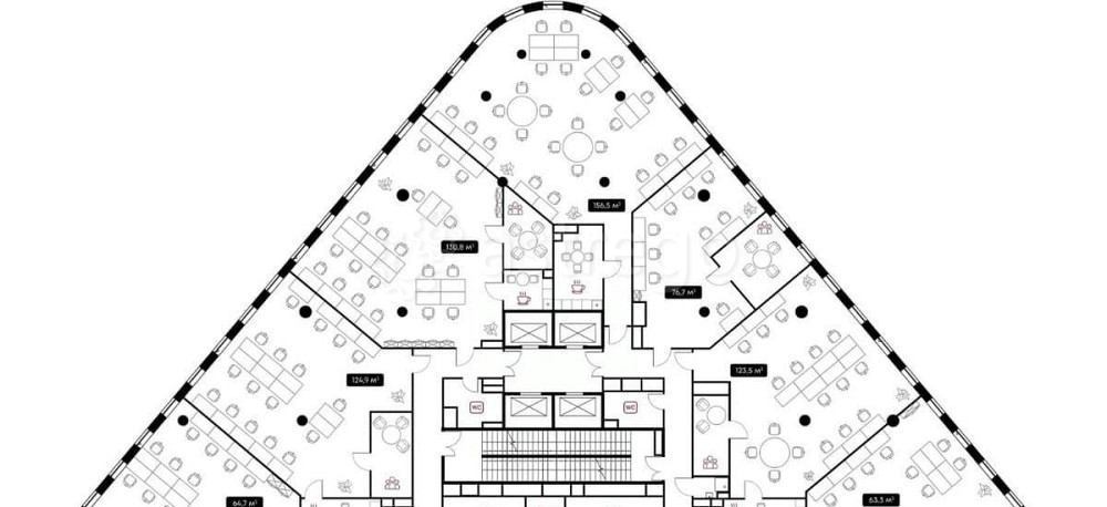 Офис, 76.7 м2 Москва - изображение 4