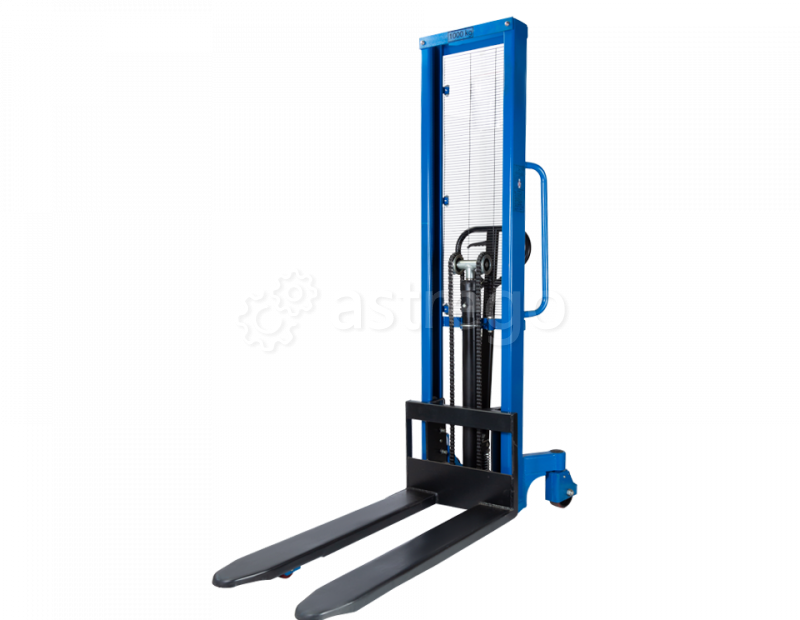 Ручной гидравлический штабелер B10.16 г/п 1т/1,6м/1120/540мм Челябинск - изображение 1