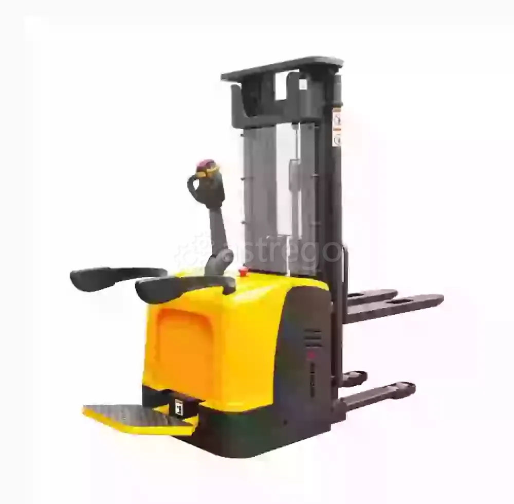 Штабелёр самоходный Aurora Forklift CDDK15-I (Xilin) с откидной площадкой, 1,5 т Челябинск - изображение 1
