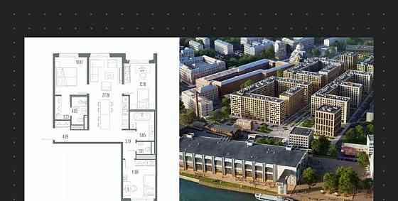 3-комн. квартира, 84.01 м2, 7/10 эт. Санкт-Петербург