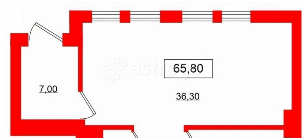 Свободного назначения, 65.8 м2 Санкт-Петербург - изображение 7