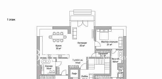 4-комн. апарт-ы, 230 м2, 1/3 эт. Москва
