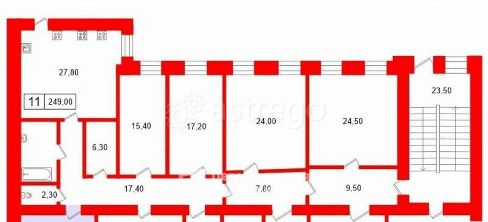 Комната, 26.9 м2, 4/5 эт. Санкт-Петербург - изображение 7