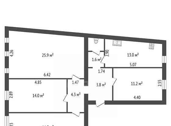 4-комн. квартира, 89.5 м2, 5/6 эт. Санкт-Петербург