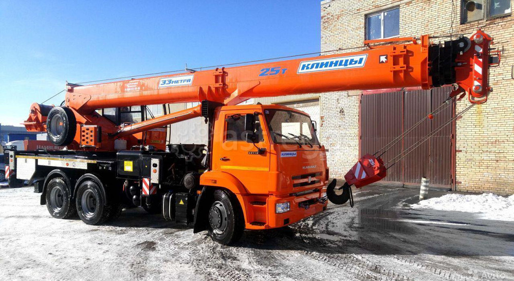 Автокран 16 т Клинцы КС-45719-8К на шасси КамАЗ-53605 (4 х 2) Самара - изображение 1