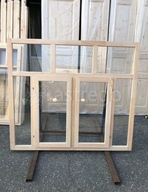 Окно деревянное террасное для холодного остекления 1400х1200 мм Москва - изображение 1
