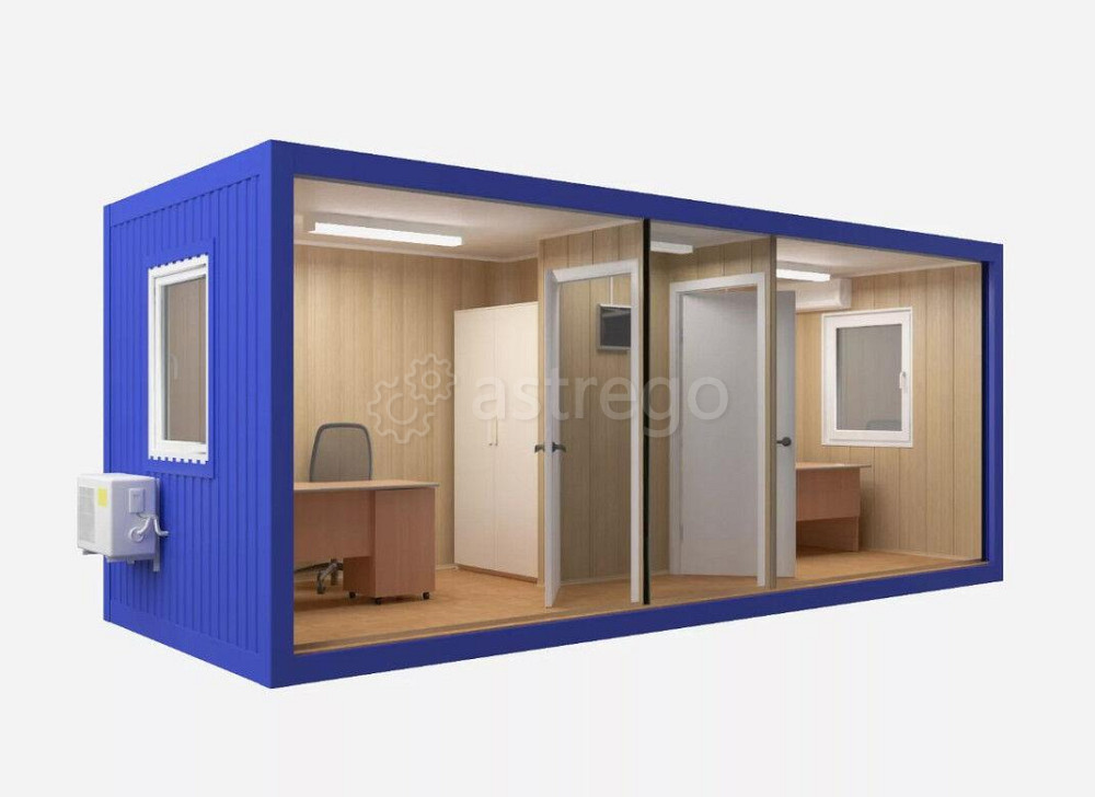 Блок-контейнеры, бытовки для охраны, Размер: 2.5х2.5 м, Материал: металл Тюмень - изображение 1