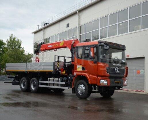 Автомобиль бортовой на шасси SHACMAN SX3258 с КМУ ИТ-150 Санкт-Петербург - изображение 1