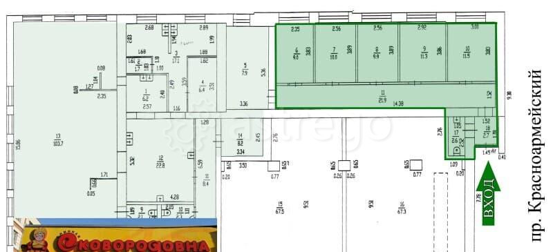 Офис, 80 м2 Барнаул - изображение 2
