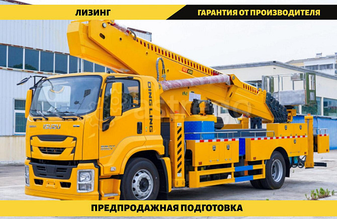 Автовышка на шасси Isuzu Elf 45 м Благовещенск - изображение 1