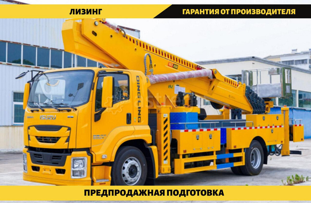 Автовышка на шасси Isuzu Elf 45 м Благовещенск - изображение 1