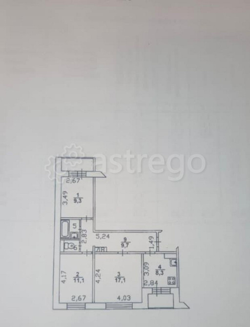3-комн. квартира, 64 м2, 5/8 эт. Лыткарино - изображение 1