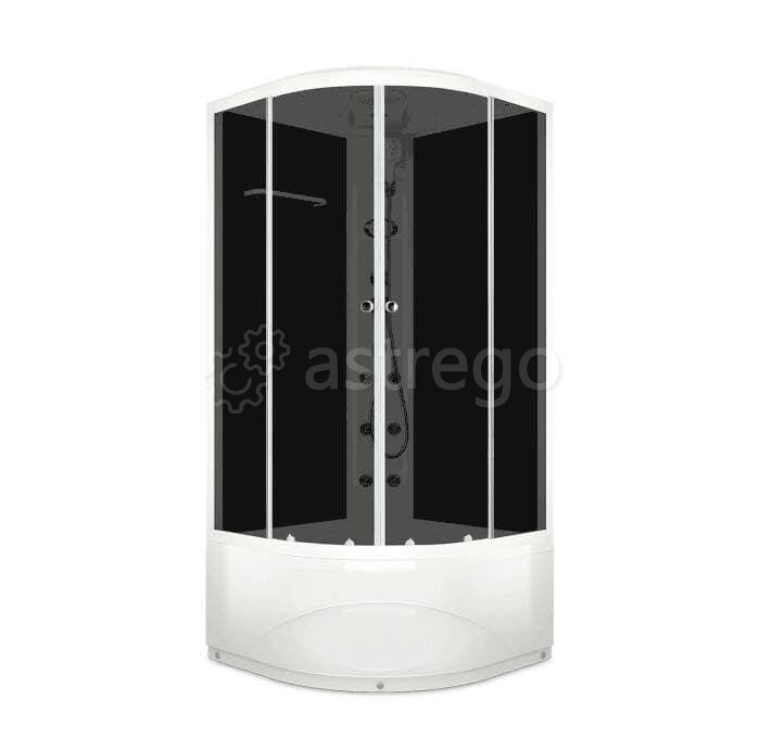 Душевая кабина Delight 99high 90x90 высокий поддон тонированное стекло DOMANI-Spa DS01D99HBT10У 023- Москва - изображение 1